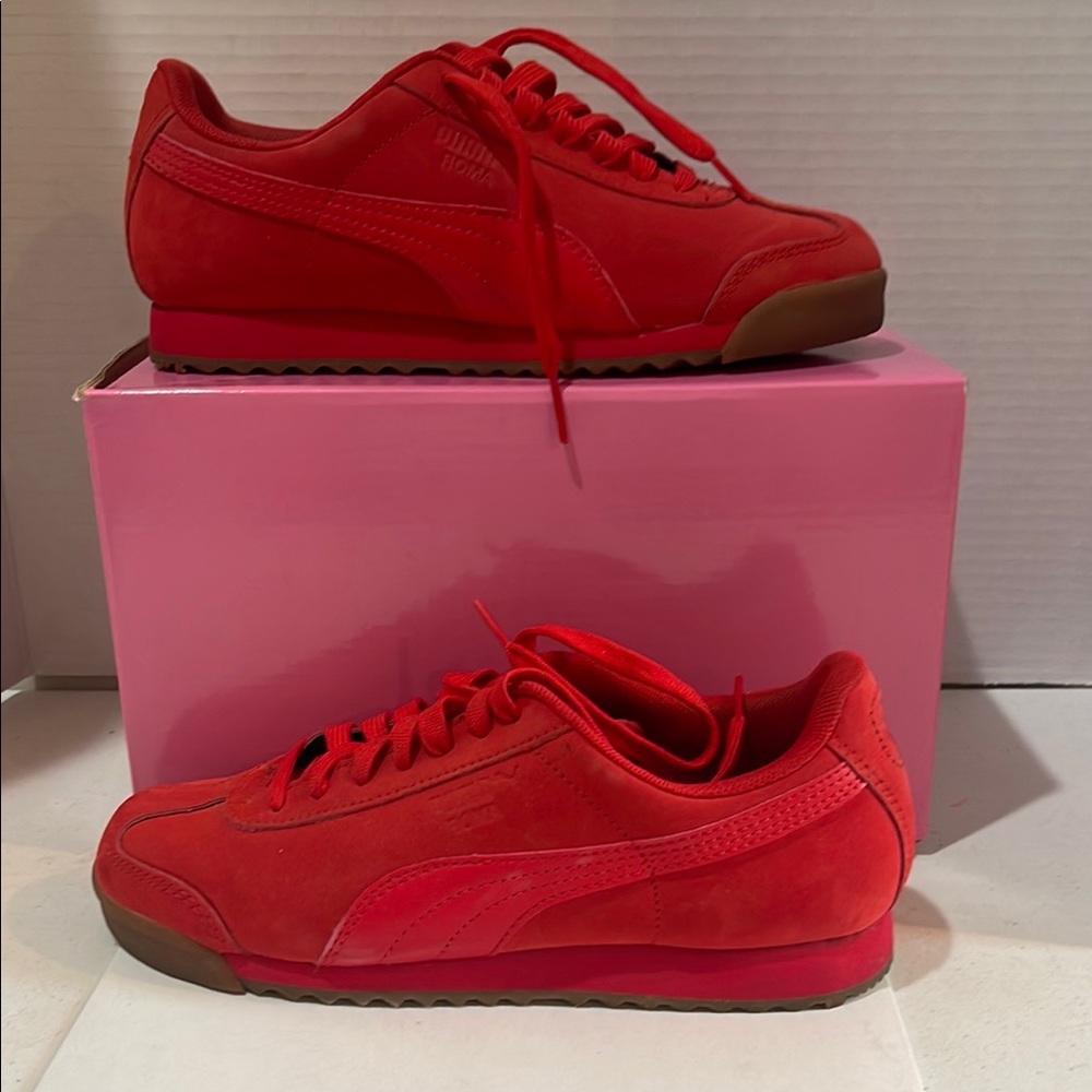 Puma Classic Red Sneakers